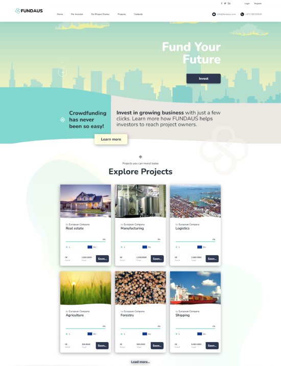 Fundaus.com Sutelktinio finansavimo platforma