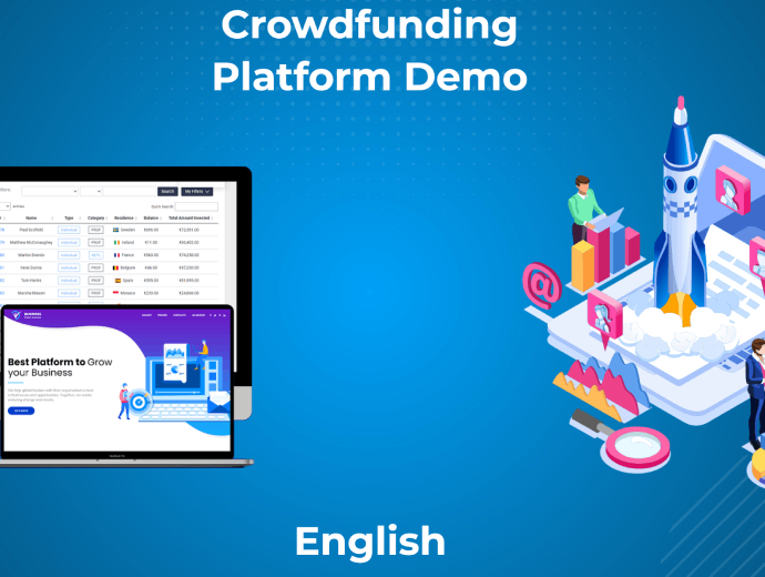 A közösségi finanszírozási platform bemutatója
